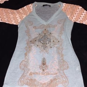 Angels and diamonds top